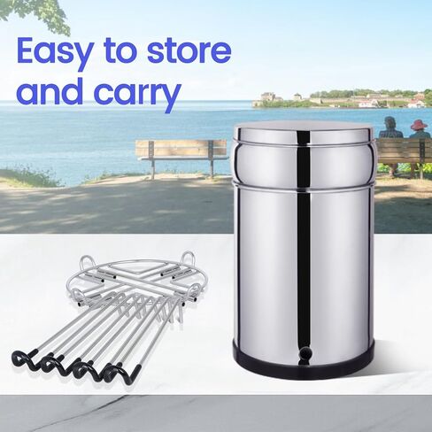 Stainless Steel Detachable Stand 9'' Diameter 6'' Tall Fit for Most Medium Gravity Water Filter System Countertop Stand Compatible with Berkey Water Filter Systems in Saudi Arabia