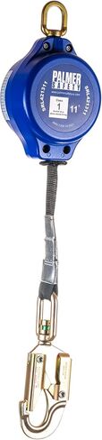 Palmer Safety SRD 8 FT. Self Retracting Lifeline I Lightweight SRL with Web Small Steel Snap Hook I OSHA ANSI Industrial Roofing Tool Personal Fall Arrest Protection Safety Yoyo in Kuwait