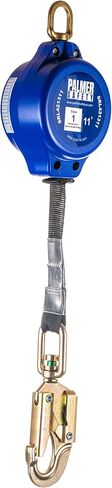 Palmer Safety SRD 8 FT. Self Retracting Lifeline I Lightweight SRL with Web Small Steel Snap Hook I OSHA ANSI Industrial Roofing Tool Personal Fall Arrest Protection Safety Yoyo in Kuwait