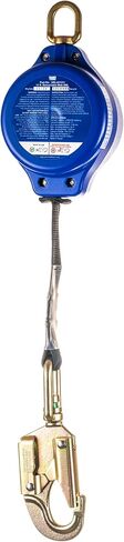 Palmer Safety SRD 8 FT. Self Retracting Lifeline I Lightweight SRL with Web Small Steel Snap Hook I OSHA ANSI Industrial Roofing Tool Personal Fall Arrest Protection Safety Yoyo in Kuwait