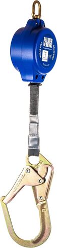 Palmer Safety SRD 8 FT. Self Retracting Lifeline I Lightweight SRL with Web Small Steel Snap Hook I OSHA ANSI Industrial Roofing Tool Personal Fall Arrest Protection Safety Yoyo in Kuwait