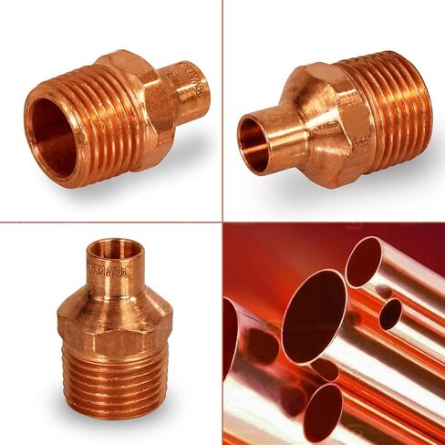 DDNA0340-5 Supply Giant DDNA0340-5 3/4" MIP x 1/2" Sweat Copper Reducing Male Adapter Fitting in Saudi Arabia