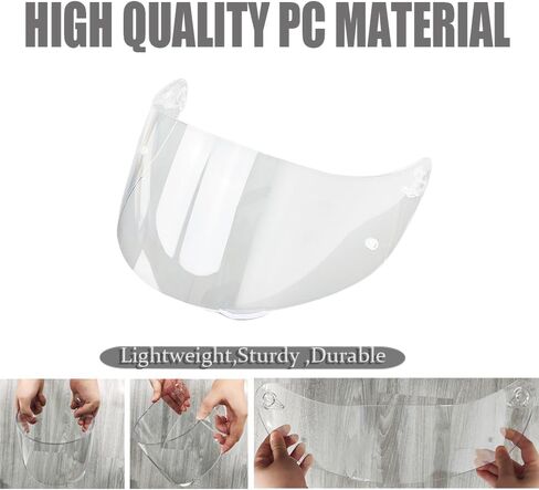 K1 Face Shield Uv-protected For AGV K1, K1S, K3SV, K5, K5S Helmet Shield Visor Windshield (Black-day use only) in Saudi Arabia