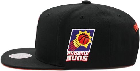 Mitchell & Ness Phoenix Suns NBA Sugar Skull Snapback Hat Adjustable Cap - Black in Saudi Arabia