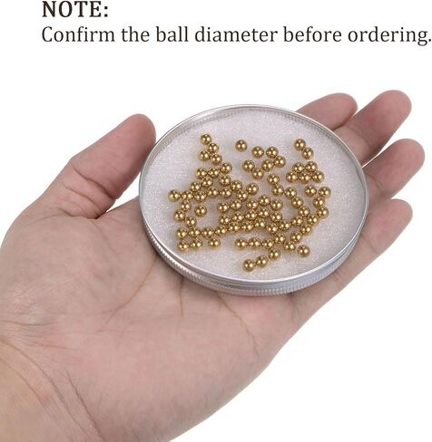200pcs Brass Precision Balls - [4mm] Round for Bearings Bushings Valves Use in Saudi Arabia