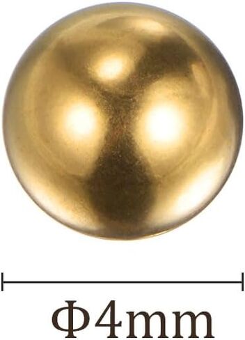 200pcs Brass Precision Balls - [4mm] Round for Bearings Bushings Valves Use in Saudi Arabia