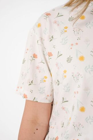 Copper Pearl, Womens Fitted Pajama, Floral1 in Saudi Arabia