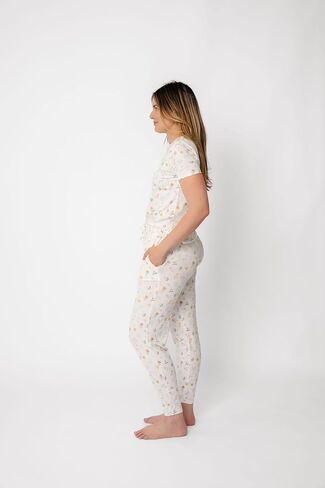 Copper Pearl, Womens Fitted Pajama, Floral1 in Saudi Arabia