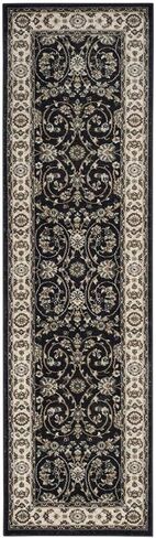 SAFAVIEH Lyndhurst Collection Area Rug - 7' Square, Grey & Cream, Traditional Oriental Design, Non-Shedding & Easy Care, Ideal for High Traffic Areas in Living Room, Bedroom (LNH340G) in Saudi Arabia