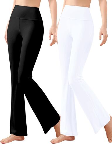 Girls Flare Leggings High Waisted Bell Bottoms Gym Active Bootcut Yoga Pants for Kids Teen in Saudi Arabia
