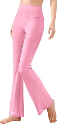 Girls Flare Leggings High Waisted Bell Bottoms Gym Active Bootcut Yoga Pants for Kids Teen in Saudi Arabia
