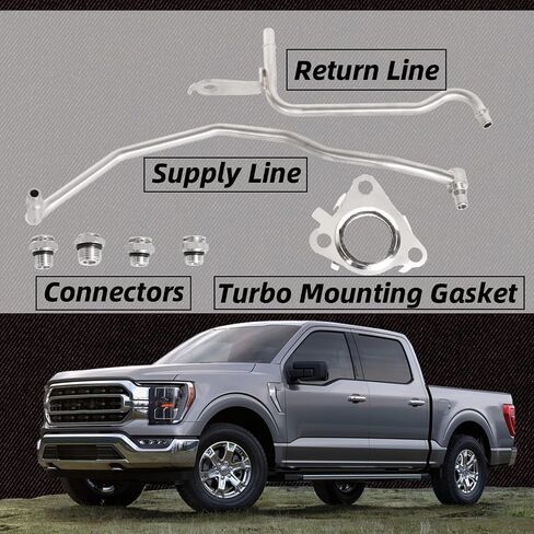 926-186 Passenger Side Turbo Coolant Line Kit Fit for Ford Expedition F150 Transit 150 250 350 HD 2011-2021, for Lincoln Navigator 2015-2021 in Saudi Arabia
