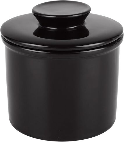 CYEAH Butter Crock with Lid, Ceramic Butter Dish Keeper for Spreadable Butter, Butter Keeper, Butter Storage, French Butter Dish Keeps the Butter Fresh Soft & Spreadable for Bread Lovers in Saudi Arabia