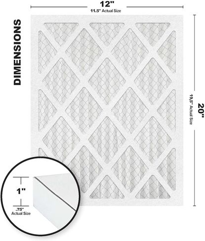Accumulair Platinum 14x30x1 (13.5x29.5) MERV 11 Air Filter/Furnace Filters (6 pack) in Saudi Arabia