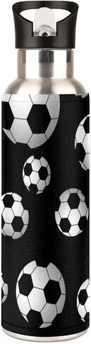 Frog Insulated Water Bottle with Straw, Metal Frog Water Bottle, Leak Proof Stainless Steel Water Bottle with Straw, Sports Water Bottle with Handle Wide Mouth for Travel Fitness Outdoor Sports in Saudi Arabia
