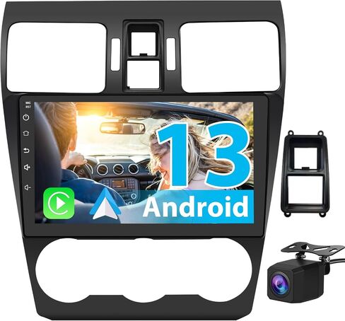 Car Radio Stereo Android 12 for Subaru Forester WRX Impreza 2013 2014 2015, 9 inch Touch Screen 2G+32G Head Unit with Carplay/Android Auto SWC GPS WiFi Bluetooth FM RDS AM DSP in Saudi Arabia