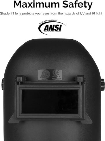 خوذة لحام من الدرجة الصناعية Neiko 53847A مع عدسة قلاب، ظل 11 | يفي بمعايير ANSI Z87.1 in Kuwait