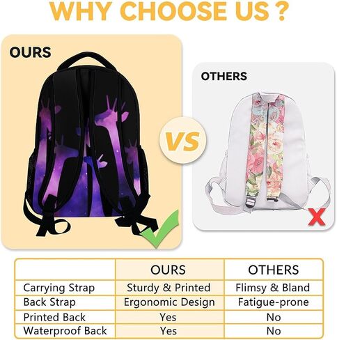 Giraffe School Backpack for Kids - 16 Inch Yellow Backpacks for Kids 6-12 Years - Durable Cute Bookbag for Travel in Kuwait