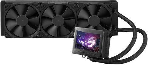ASUS ROG Ryujin III 360 ARGB WHT مبرد وحدة المعالجة المركزية السائل الكل في واحد مع مشعاع 360 مم. مضخة Asetek الجيل الثامن، 3 مراوح ARGB مغناطيسية 120 مم (تصميم سلسلة ديزي)، شاشة LCD 3.5 بوصة، أبيض in Kuwait