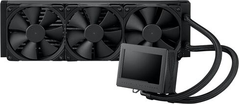 ASUS ROG Ryujin III 360 ARGB WHT مبرد وحدة المعالجة المركزية السائل الكل في واحد مع مشعاع 360 مم. مضخة Asetek الجيل الثامن، 3 مراوح ARGB مغناطيسية 120 مم (تصميم سلسلة ديزي)، شاشة LCD 3.5 بوصة، أبيض in Kuwait