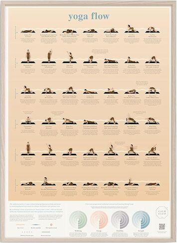 نادي الهدوء | ملصق اليوغا | اليوغا التعليمية للمبتدئين | كتاب اليوغا البديل | ملحقات تخفيف التوتر والتأمل | هدايا العناية الذاتية للنساء والرجال | فن الجدار الروحي والديكور الروحي in Kuwait