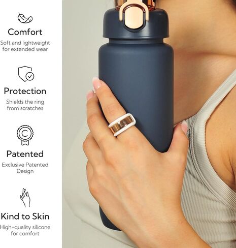 Rinfit Smart Ring Protector - StyleFit, Stone, Size 9 in Kuwait