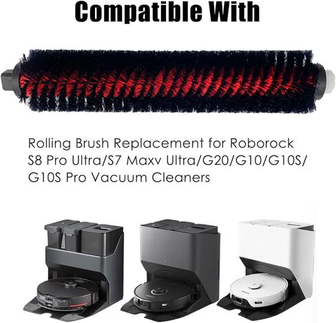 4 قطع من الفرش الدوارة البديلة من ANBOO للمكنسة الكهربائية Roborock S8 Pro Ultra/S7 Maxv Ultra، فرشاة رئيسية ذاتية التنظيف عالية السرعة لملحقات المكنسة الكهربائية Roborock G20/G10/G10S/G10S Pro in Kuwait