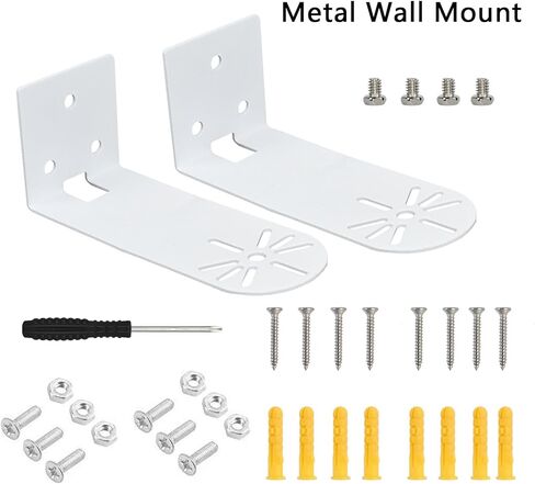 حامل كاميرا على الحائط من TEKCAM متوافق مع WYZE Cam Pan V3/V2، حامل كاميرا أمان مكون من قطعتين، دعامة تثبيت على الحائط للكاميرا المعدنية، تركيب الحفر in Kuwait