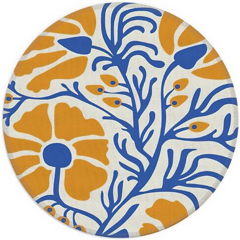 Abstract Sun Mountain Botanical Leaf Sage Green Small Mouse Pad 7.9x7.9 Inches,Washable Round Cloth Mousepad for Office Laptop Computer,Non-Slip Rubber Base Mouse Pads for Wireless Mouse in Saudi Arabia