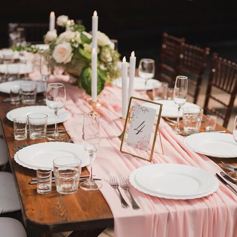 10ft Chiffon Table Runner Sage Green, 30 x 120 Inch Romantic Tulle Table Runner for Wedding Bridal Shower, Chiffon Fabric Sheer for Birthday Party Chair Decoration Rustic Boho Table Runner in Saudi Arabia