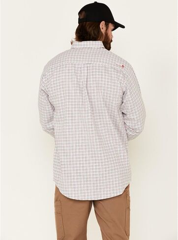 Ariat Male FR Gauge Work Shirt White Multi X-Large in Saudi Arabia