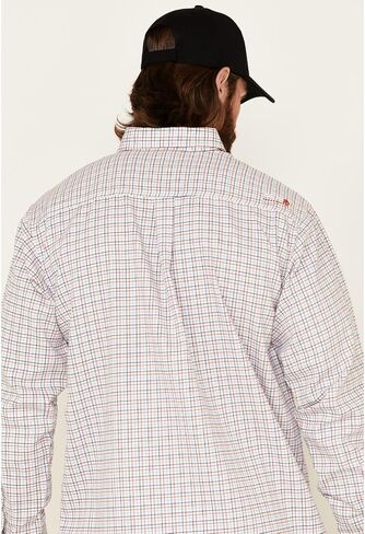 Ariat Male FR Gauge Work Shirt White Multi X-Large in Saudi Arabia