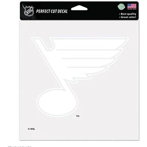 WinCraft NHL St. Louis Blues 8''x8'' Perfect Cut White Decal