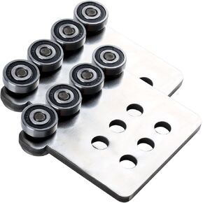 بكرات تجميع عربة ذات عجلتين. مجموعة عربة المحمل. يحتوي الجزء العلوي من العربة على مساحة لوضع البراغي، مما يسمح باستخدام قناة تبختر عالية 1-5/8 بوصة لتوفير تكاليف البناء. in Kuwait