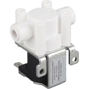 Solenoid Valve DC 12V, DC Water Control Valve, Shut Off Solenoid Valve Water Full, NC Water Solenoid Valve 12V, Solenoid Inlet Valve, Pure Copper Valve for 1/4 Inch Pipe