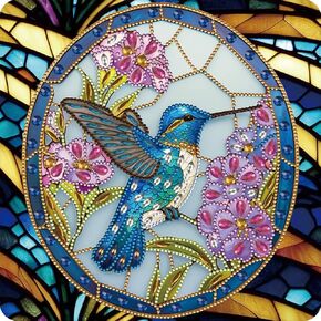 Diamond Painting Kits for Adults Hummingbird, 5D Special Shape Diamond Art Kits for Beginners, Crystal Rhinestones Diamond Painting for Home Wall Decoration Gift 12×12inch, Bird in Kuwait