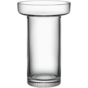 Kosta Boda Limelight Crystal Rose Vase,Silver