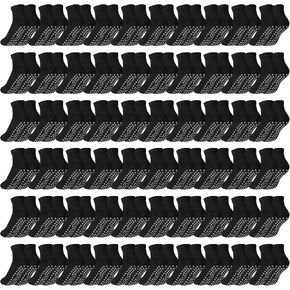 Liitrsh 60 Pairs Yoga Socks Anti Skid Pilate Socks Non Slip Hospital Socks Women Yoga Socks with Grips for Pilates