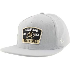 ZHATS Standard NCAA Officially Licensed Fitted Hat M15Z Switchback Light Gray, Grey, Large