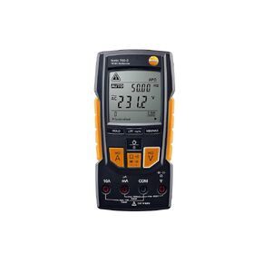 Testo 760-2 Digital Multimeter – Multimeter T-RMS for HVAC measurements, current, and frequency testing – voltage tester including automatic range detection, auto power off, and thermocouple adapter
