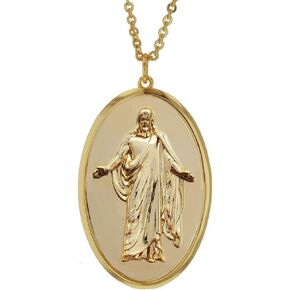 قلادة كريستوس مع سلسلة 18 بوصة وقلادة يسوع الممتدة 2 بوصة للمسيحيين وLDS in Kuwait