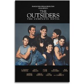 SHOKHI The Outsiders Movie Poster Teen Drama Office Poster Retro Poster Poster Decorative Painting Canvas Wall Posters and Art Picture Print Modern Family Bedroom Decor Posters 12x18inch(30x45cm)