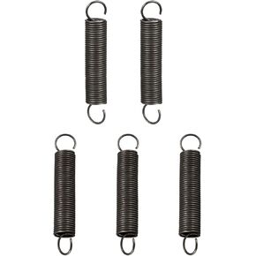 1.5x12x50mm(WxODxL) Extension Spring - 5Pack - Good for Home Repair Machinery - Spring Steel Extended Compressed Spring - Dark Grey