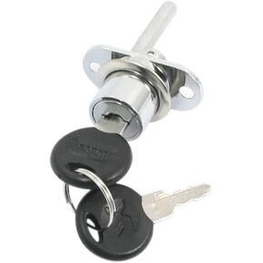 uxcell 2.6" Home Cylinder Head Security Cupboard Drawer Plunger Lock w Keys