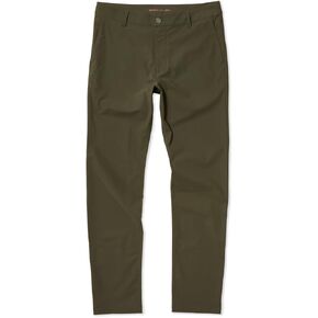 Rhone Resort Mens Casual Pants, Moisture Wicking & UPF 50+, Stretchy Mens Golf Pants, Anti Odor Survivor Green W33-33L