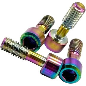 Pack of 4 Pcs Titanium Fixed Bolts Screws for MTB Mountain Bike Disc Caliper