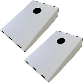 CCT-00178 Cardboard Outdoor Foldable Corn Hole Boards w/Support Beams for Garden Parties, Brithdays, Weddings, & Outdoor Events (2 Pack) in Saudi Arabia