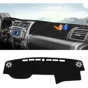 Autorder Dashboard Cover Mat for Toyota bZ4X /Subaru Solterra 2023 2024 Accessories Dash Cover Upgrade Velvet Dash Mat Sunshade Glare UV Rays Protector