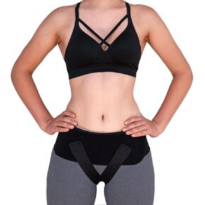 Baby Belly Band - Pregnancy & Maternity Belt With Medium Compression Groin Band - For Back, Hernia, and Pelvic Floor Pain - Medium