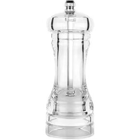 Acrylic Pepper Pepper Mill,Adjustable Coarseness,Ceramic Grinding Mechanism and That Can Be Used for Pepper, Cumin, Sea Salt,Dry pepper and more- 5 Inch